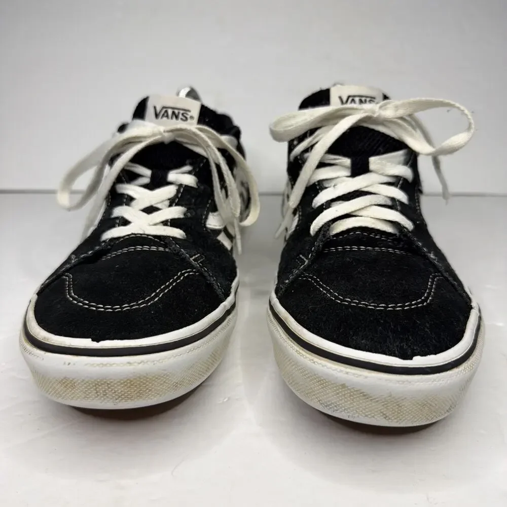 Vans Sneakers Youth 7 Old Skool Checkerboard Black White Skateboard Shoes